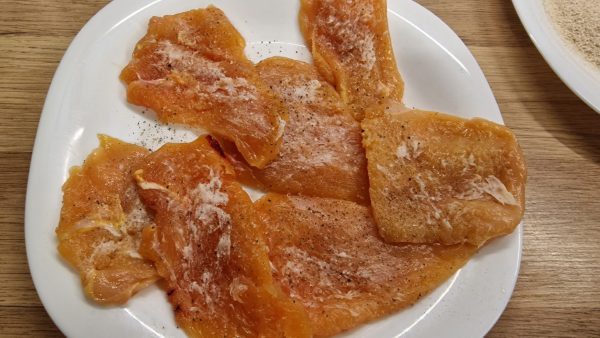 Csirkemell panírozása forrólevegős fritőzhöz 2