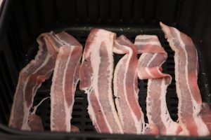 Bacon airfryerben sütve 1
