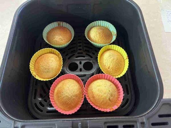banánkenyér muffin airfryerben