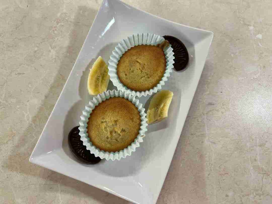 banánkenyér muffin airfryerben