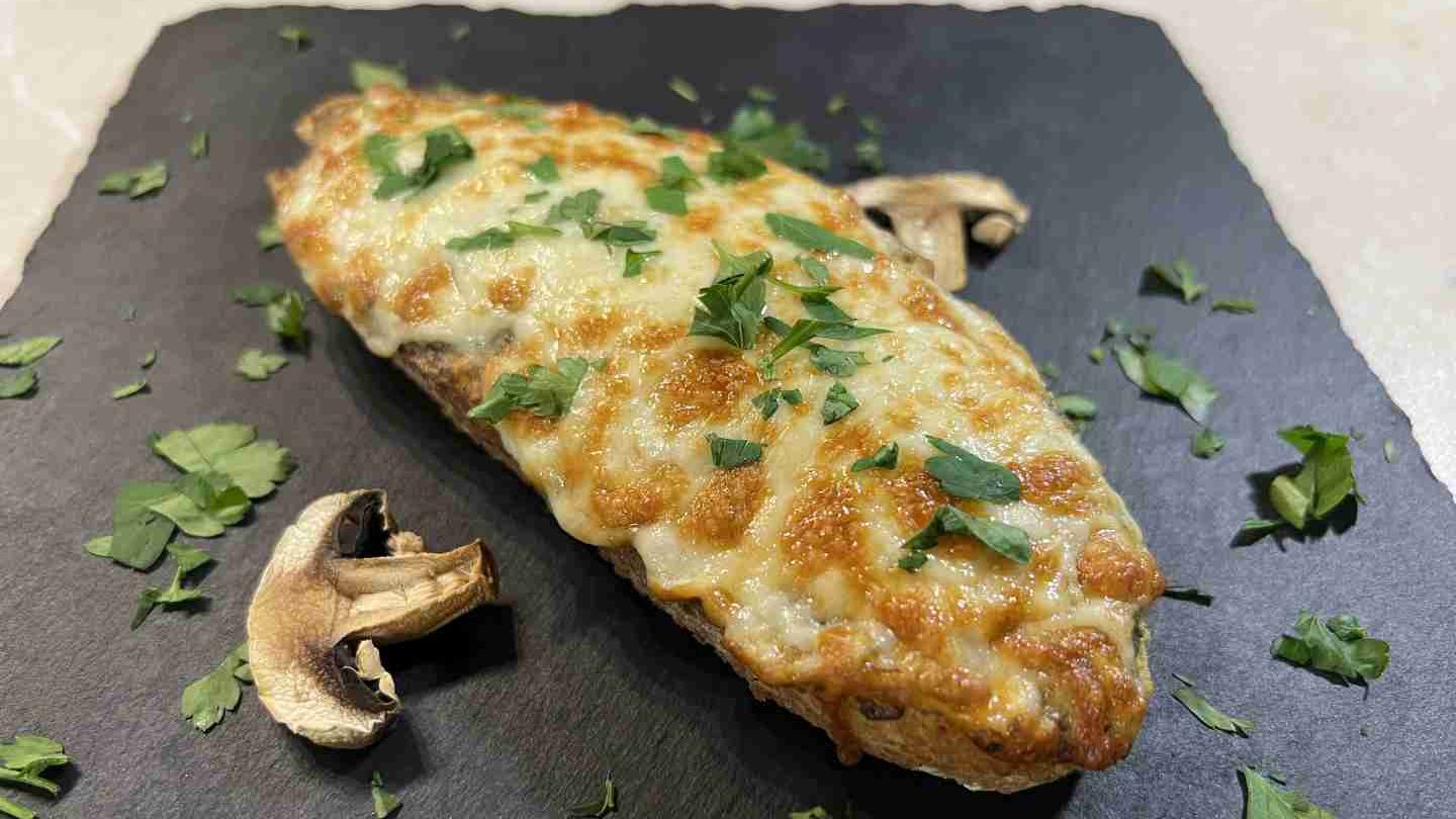 gombás melegszendvics airfryerben