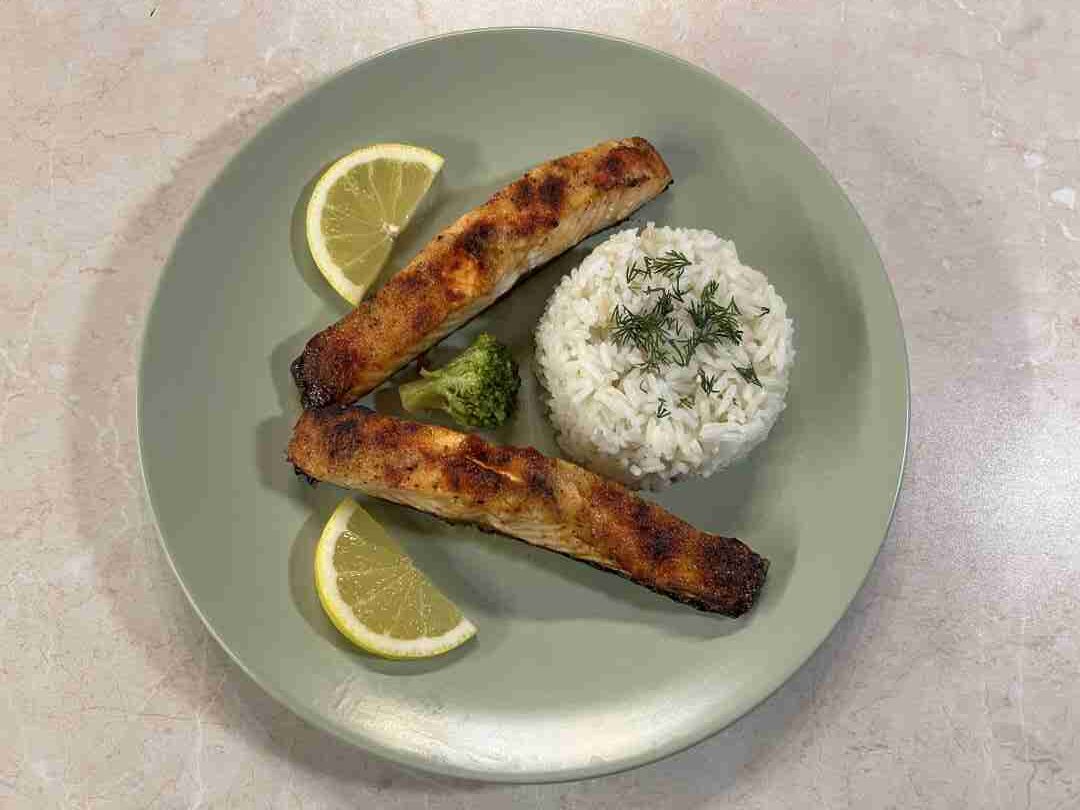 mézes mustáros lazac airfryerben