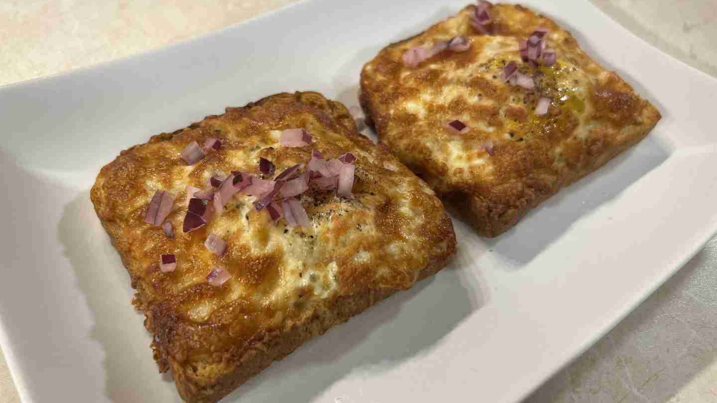 tojásos toast kenyér airfryerben