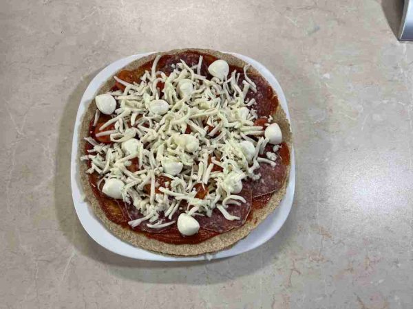 hamis pizza tortillalapból