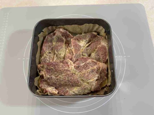 mustáros tarja airfryerben