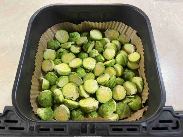 parmezános kelbimbó airfryerben