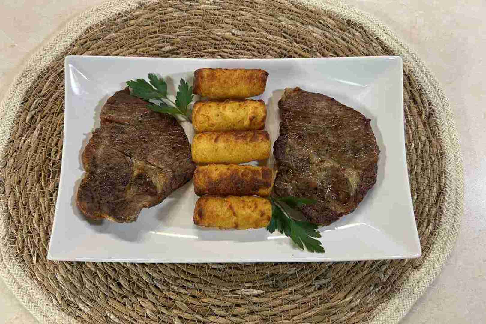 egyszerű tarja airfryerben krokettel