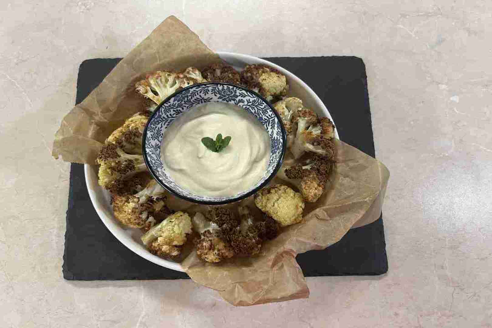 karfiol rózsák airfryerben