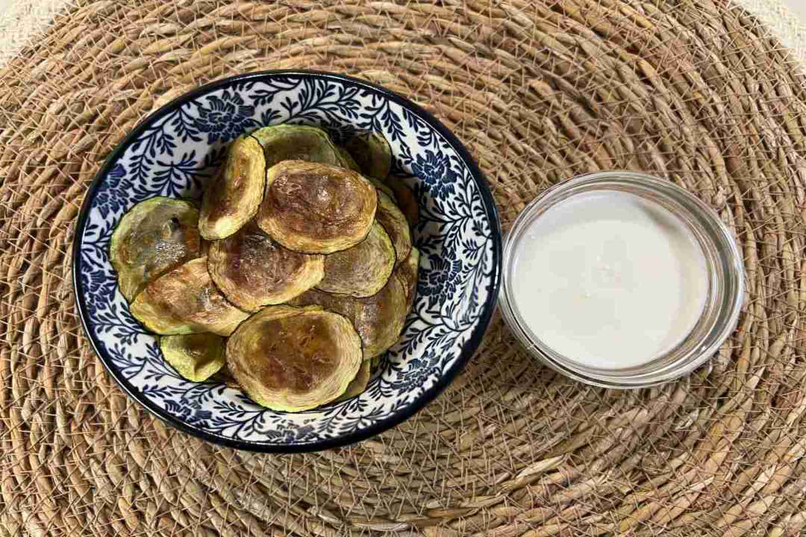 cukkini chips airfryerben