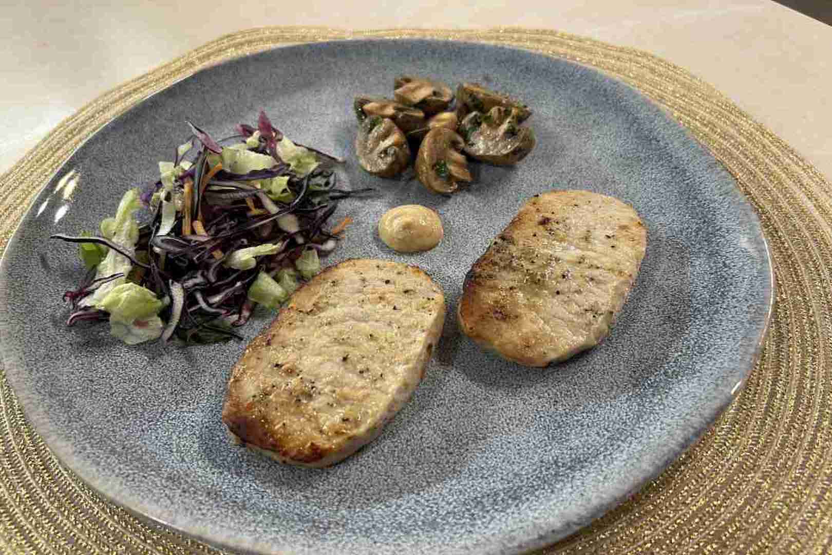 mustáros karaj airfryerben