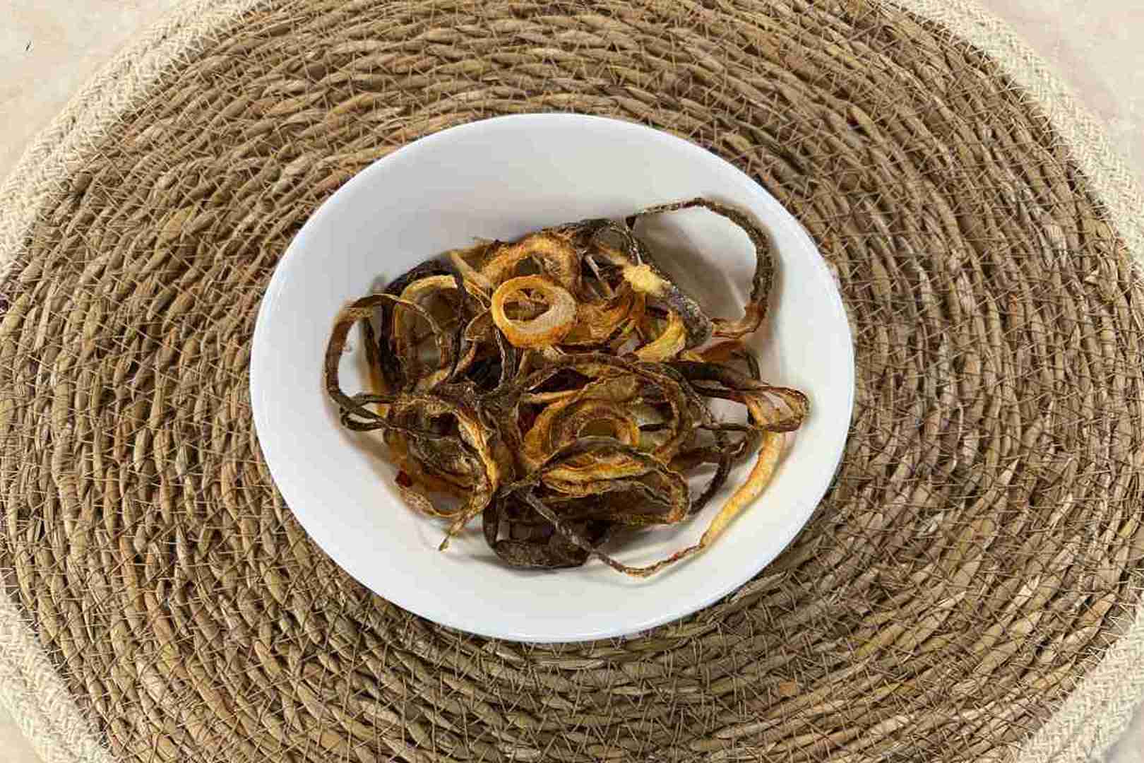 pirított hagyma airfryerben