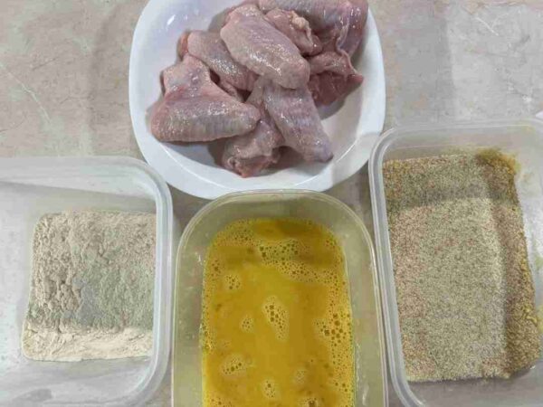 rántott csirkeszárny airfryerben