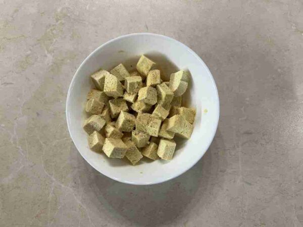 sült tofu airfryerben