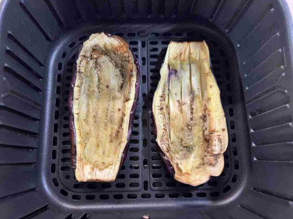 töltött padlizsán airfryerben