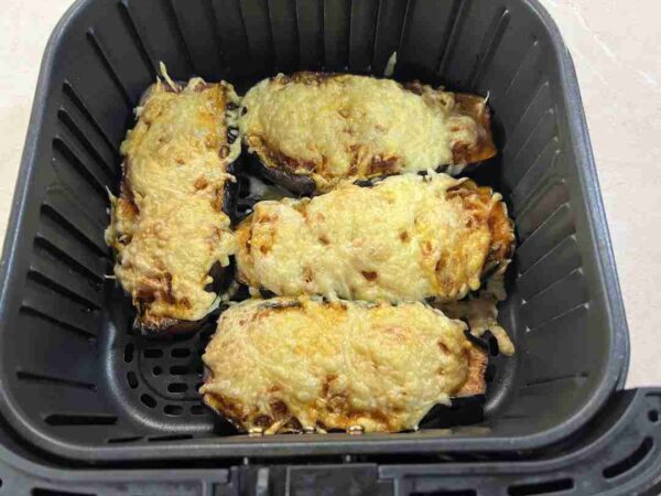 töltött padlizsán airfryerben