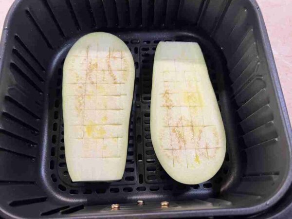 töltött padlizsán airfryerben